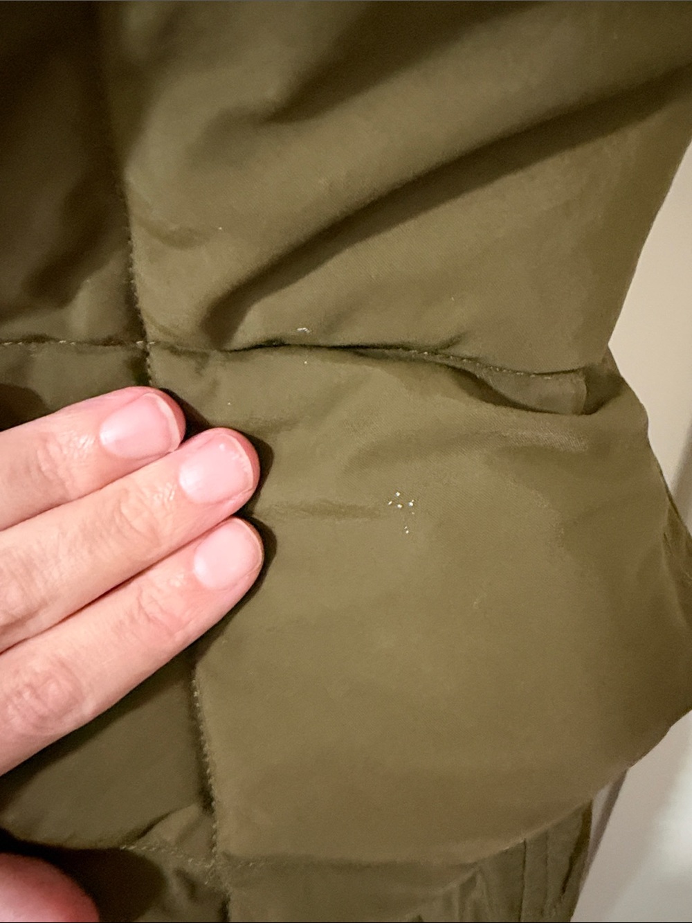 Alex Mill Quinn Olive Quilted Puffy Jacket M EUC - Picture 6 of 7